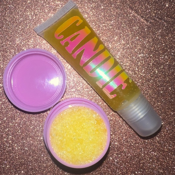Cake Batter Flavored Lip Gloss And Lip Scrub Set - Picture 1 of 9